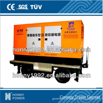 Honny Moving Generator with Four Wheel Trailer
